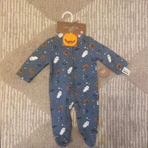 Blue Halloween Themed Kids One Piece